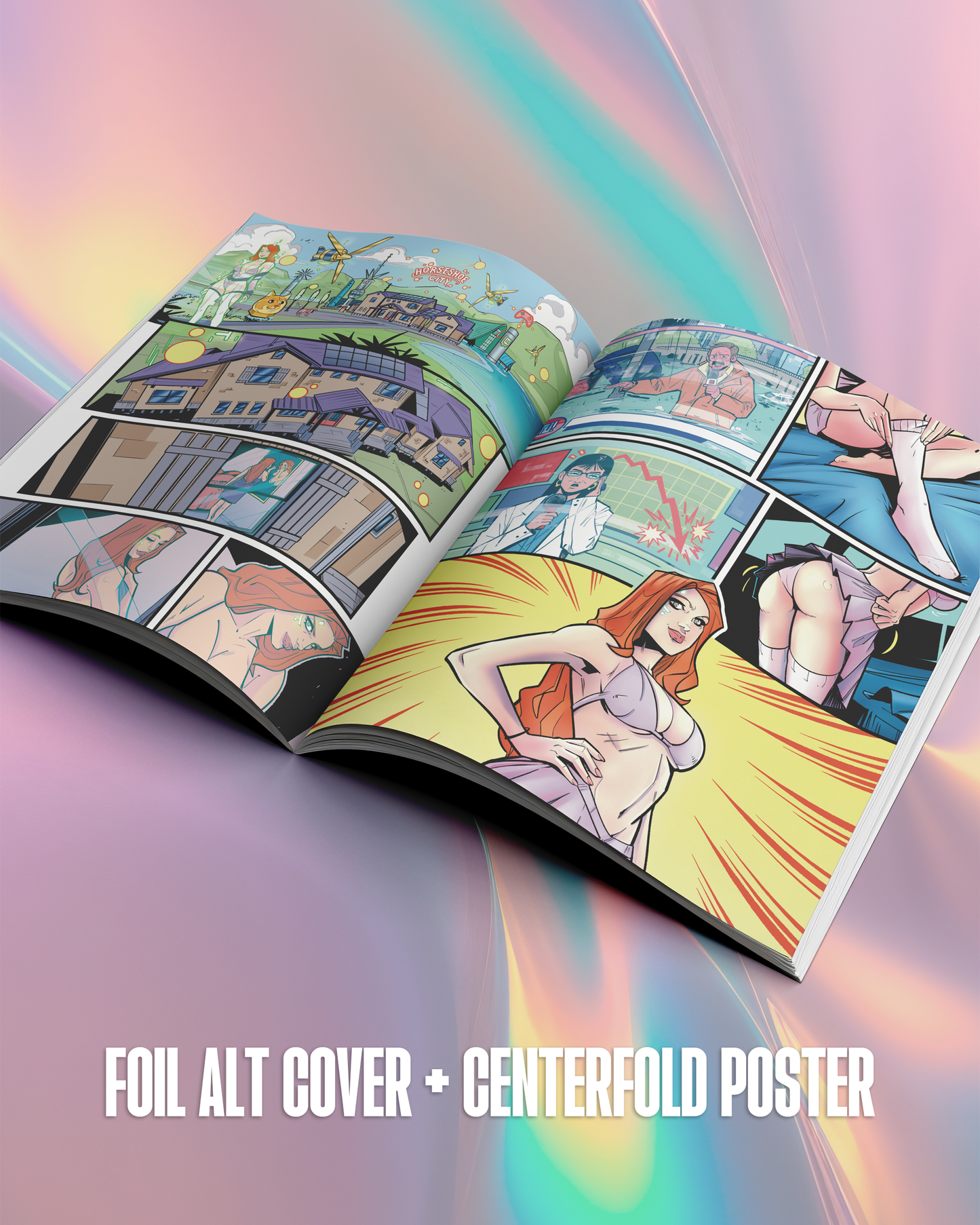 AMOURANTH VS. THE A.I.MAGGEDON FOIL VARIANT COVER