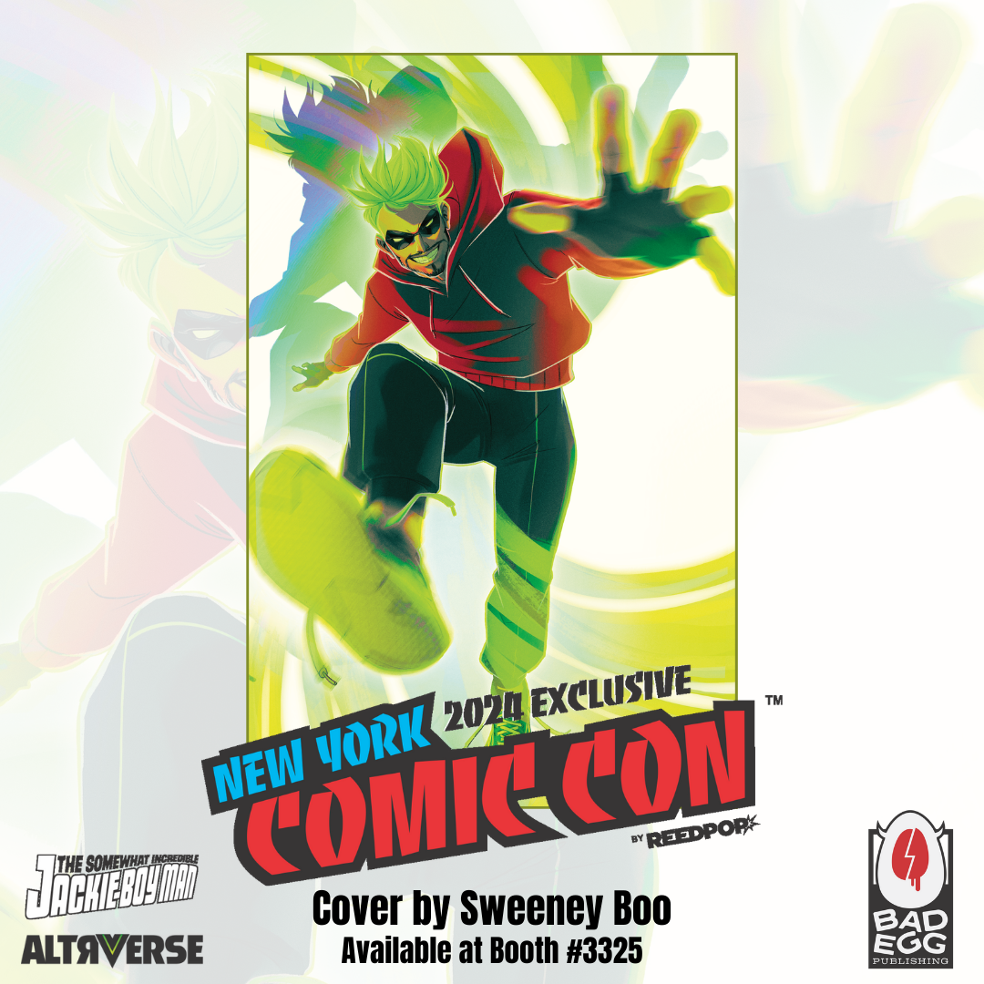 The Somewhat Incredible JackieBoy Man 1 NYCC Exclusive Bad Egg
